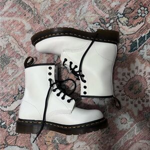 Dr. Martens women’s  White and Black Boots